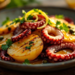 Mediterranean Octopus Flame Salad - Fresh Start 30: A Journey To Better Health
